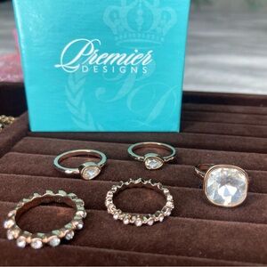 Premier Designs Gold and Silver Ring Collection
